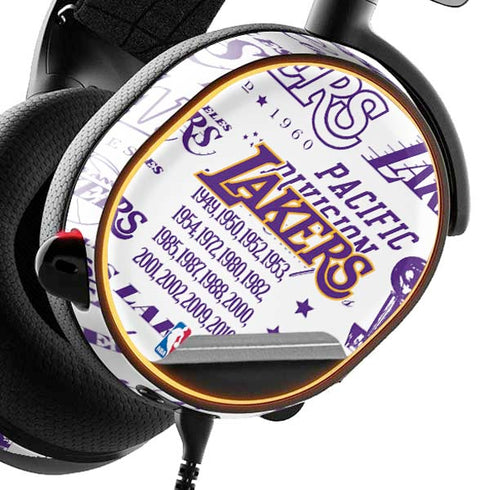 NBA LA Lakers Historic Blast SteelSeries Arctis 3 Skin