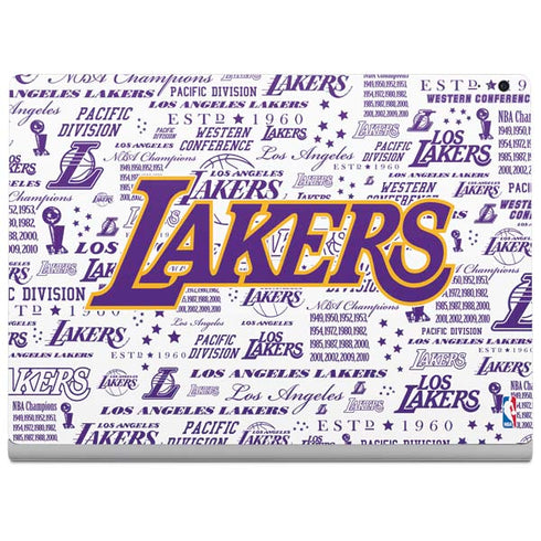 NBA LA Lakers Historic Blast Surface Book 2 15in Skin