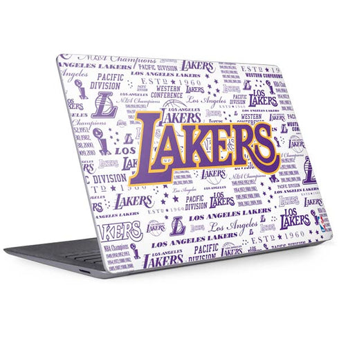 NBA LA Lakers Historic Blast Surface Laptop 3 13.5in Skin