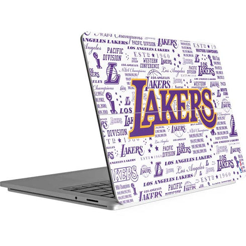 NBA LA Lakers Historic Blast Surface Laptop Studio Skin