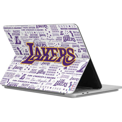 NBA LA Lakers Historic Blast Surface Laptop Studio Skin