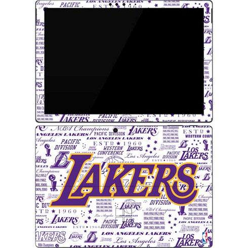 NBA LA Lakers Historic Blast Surface Pro 7 Skin
