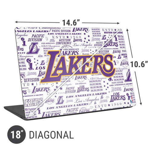 NBA LA Lakers Historic Blast Universal Laptop 18in (14.6 x 10.6in) Skin