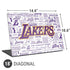 NBA LA Lakers Historic Blast Universal Laptop 18in (14.6 x 10.6in) Skin