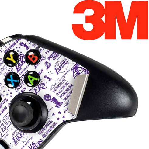 NBA LA Lakers Historic Blast Xbox One Controller Skin