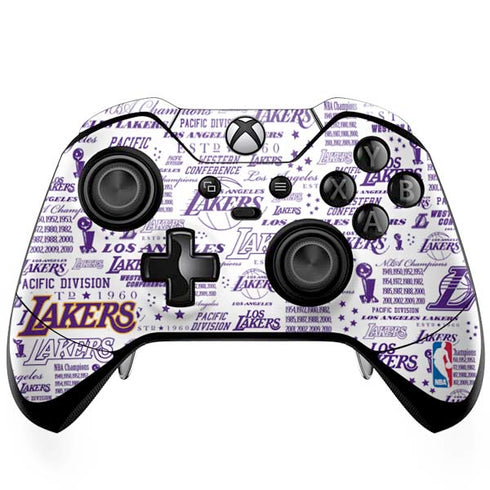 NBA LA Lakers Historic Blast Xbox One Elite Controller Skin