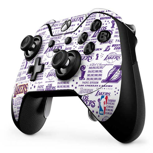 NBA LA Lakers Historic Blast Xbox One Elite Controller Skin