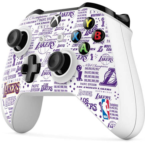 NBA LA Lakers Historic Blast Xbox One S Controller Skin