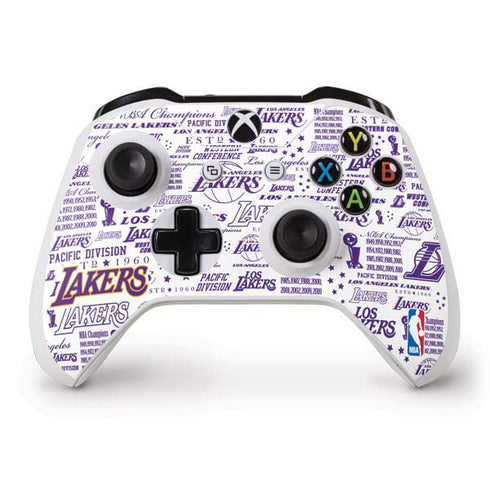 NBA LA Lakers Historic Blast Xbox One S Controller Skin