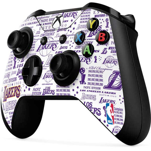 NBA LA Lakers Historic Blast Xbox One X Controller Skin