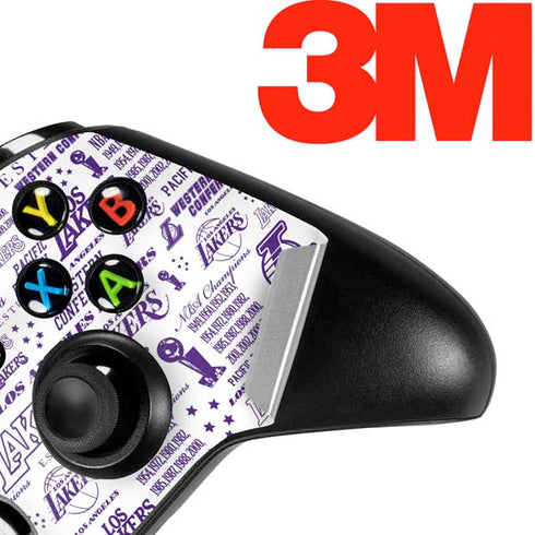 NBA LA Lakers Historic Blast Xbox One X Controller Skin