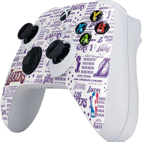 NBA LA Lakers Historic Blast Xbox Series S Controller Skin