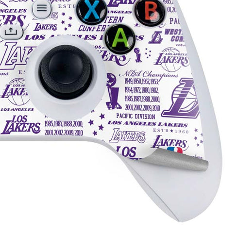 NBA LA Lakers Historic Blast Xbox Series S Controller Skin