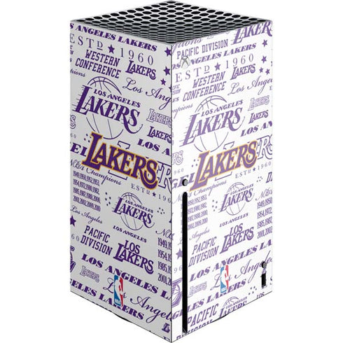 NBA LA Lakers Historic Blast Xbox Series X Console Skin