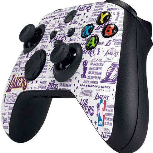 NBA LA Lakers Historic Blast Xbox Series X Controller Skin