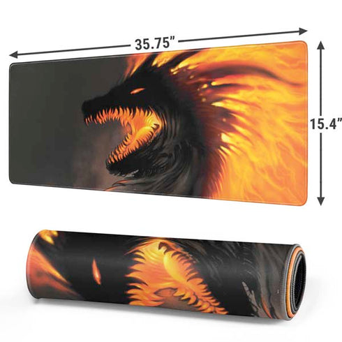 LA Williams Belial Dragon by LA Williams Extra Large Gaming Mouse Pad
