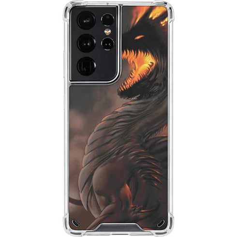 LA Williams LA Williams Belial Dragon Galaxy S21 Ultra 5G Clear Case