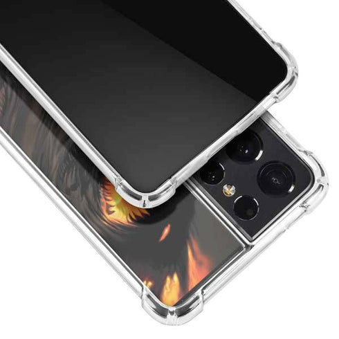 LA Williams LA Williams Belial Dragon Galaxy S21 Ultra 5G Clear Case