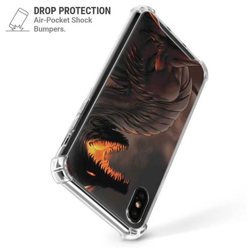 LA Williams Belial Dragon by LA Williams iPhone XS Max Clear Case