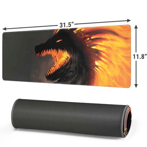 LA Williams Belial Dragon by LA Williams Extra Large Gaming Mouse Pad