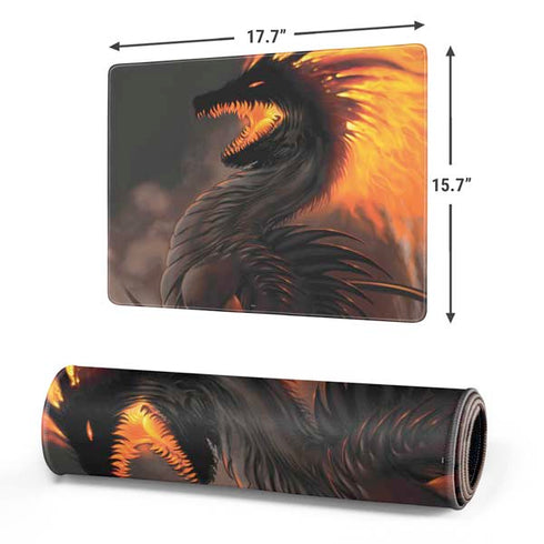 LA Williams Belial Dragon by LA Williams Extra Large Gaming Mouse Pad