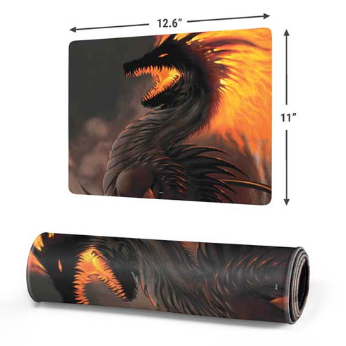 LA Williams Belial Dragon by LA Williams Extra Large Gaming Mouse Pad