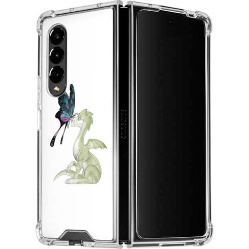 LA Williams LA Williams Boo Galaxy Z Fold4 5G Clear Case