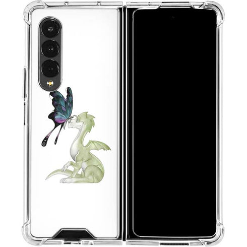 LA Williams LA Williams Boo Galaxy Z Fold4 5G Clear Case