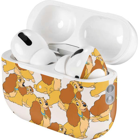 Disney Lady & The Tramp Lady Pattern AirPods Pro 2nd Gen Skin