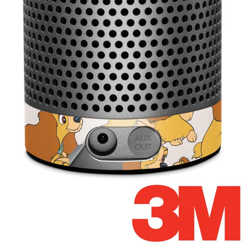Disney Lady & The Tramp Lady Pattern Amazon Echo Skin