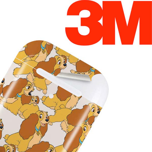 Disney Lady & The Tramp Lady Pattern Apple AirPods 2 Skin