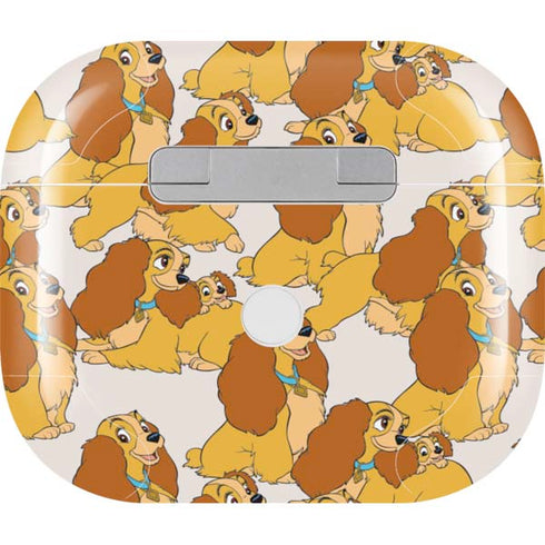 Disney Lady & The Tramp Lady Pattern Apple AirPods (3rd Gen 2021) Skin