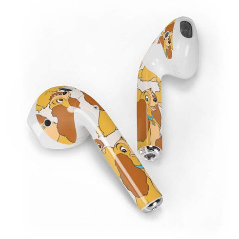 Disney Lady & The Tramp Lady Pattern Apple AirPods Skin