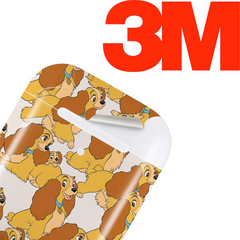 Disney Lady & The Tramp Lady Pattern Apple AirPods Skin