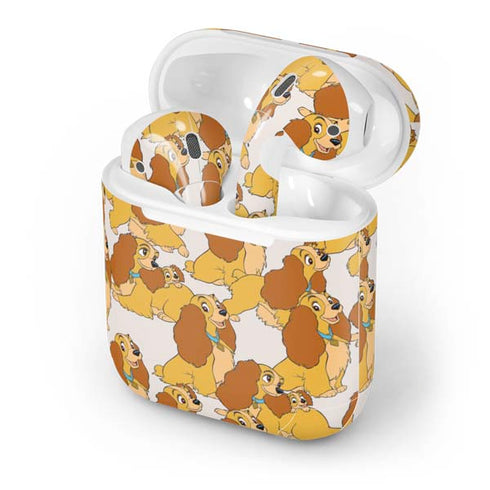 Disney Lady & The Tramp Lady Pattern Apple AirPods Skin