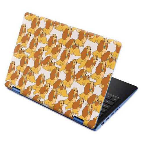 Disney Lady & The Tramp Lady Pattern Aspire R11 11.6in Skin