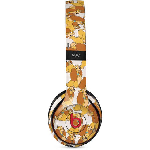 Disney Lady & The Tramp Lady Pattern Beats Solo 2 Wireless Skin