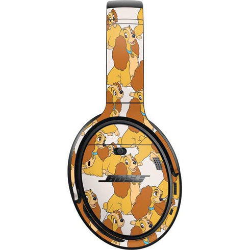 Disney Lady & The Tramp Lady Pattern Bose QuietComfort 35 Headphones Skin