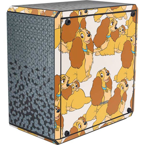 Disney Lady & The Tramp Lady Pattern Cooler Master MasterBox Q300L Mini Tower Skin