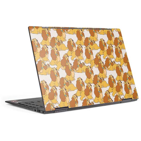 Disney Lady & The Tramp Lady Pattern HP Envy Skin