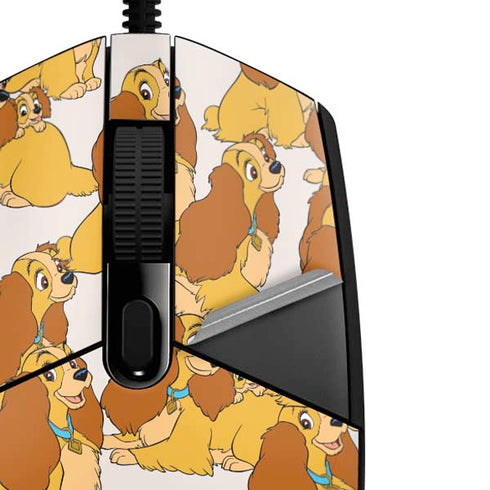 Disney Lady & The Tramp Lady Pattern G203 Prodigy RGB Wired Gaming Mouse Skin
