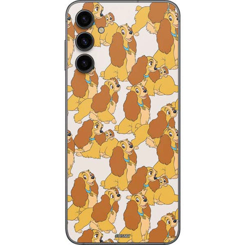 Disney Lady & The Tramp Lady Pattern Galaxy A14 5G Skin