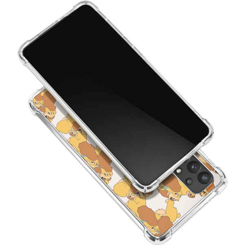 Disney Lady & The Tramp Lady Pattern Galaxy A32 5G Clear Case