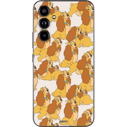 Disney Lady & The Tramp Lady Pattern Galaxy A54 5G Skin