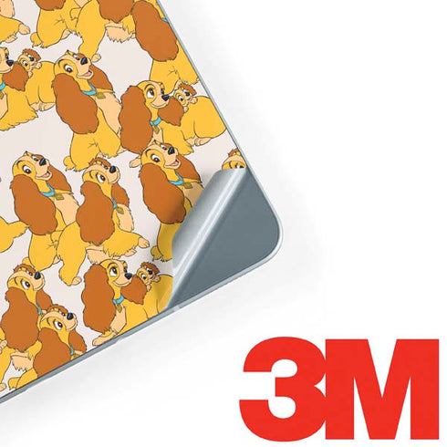 Disney Lady & The Tramp Lady Pattern Galaxy Book 12in Skin