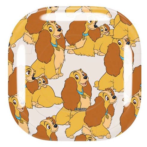 Disney Lady & The Tramp Lady Pattern Galaxy Buds Live Skin