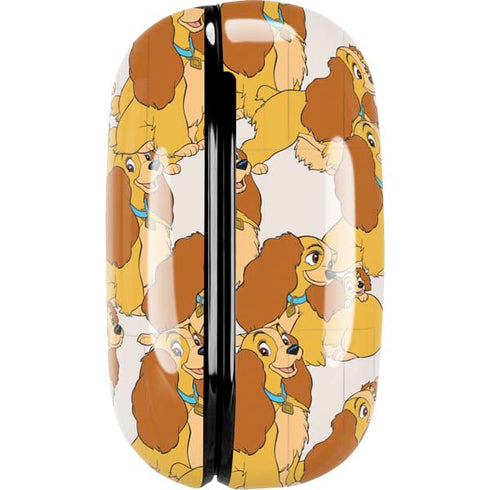 Disney Lady & The Tramp Lady Pattern Galaxy Buds Live Skin