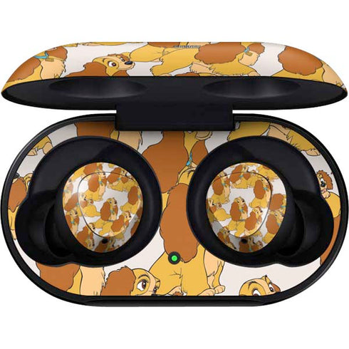 Disney Lady & The Tramp Lady Pattern Galaxy Buds Skin