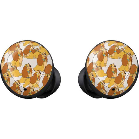 Disney Lady & The Tramp Lady Pattern Galaxy Buds Skin