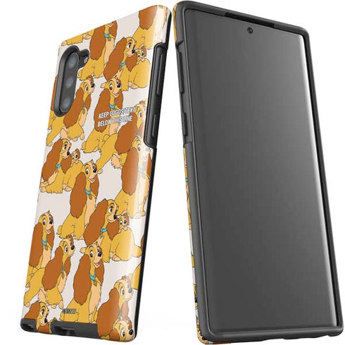 Disney Lady & The Tramp Lady Pattern Galaxy Note 10 Pro Case